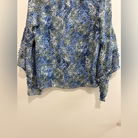 Ramy Brook 100% Silk Pennie Floral Blouse - Picture 11 of 11